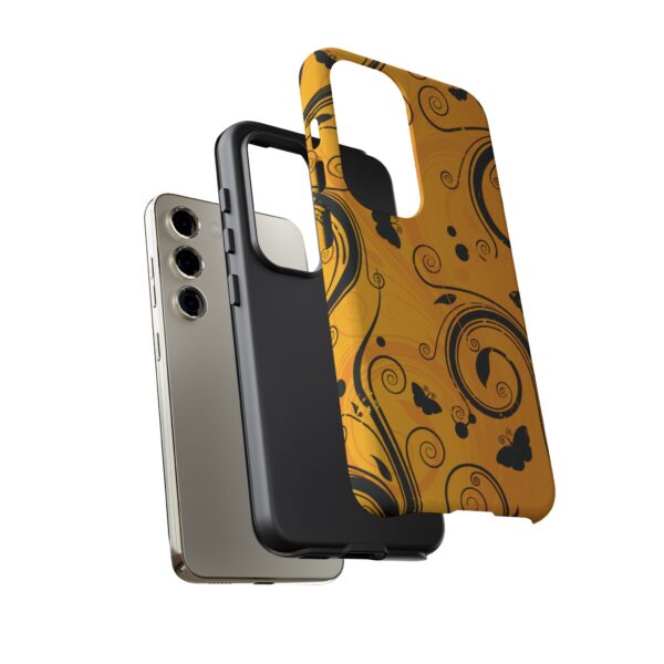 Stylish Phone Case - Floral Swirl Design, Unique Gift for Her, Phone Protector, Trendy Accessory, Autumn Decor - Image 121