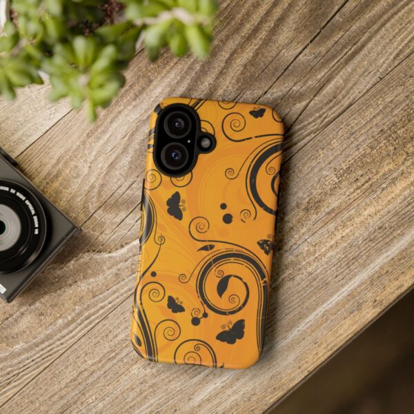 Stylish Phone Case - Floral Swirl Design, Unique Gift for Her, Phone Protector, Trendy Accessory, Autumn Decor - Image 194