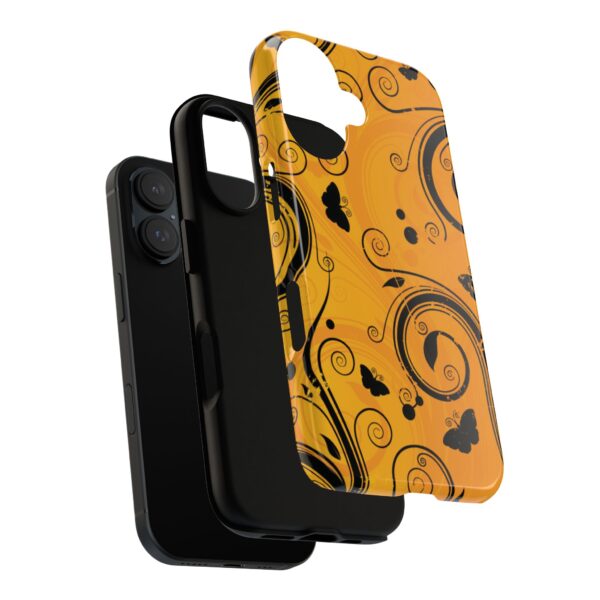 Stylish Phone Case - Floral Swirl Design, Unique Gift for Her, Phone Protector, Trendy Accessory, Autumn Decor - Image 189