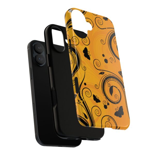 Stylish Phone Case - Floral Swirl Design, Unique Gift for Her, Phone Protector, Trendy Accessory, Autumn Decor - Image 197