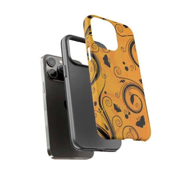 Stylish Phone Case - Floral Swirl Design, Unique Gift for Her, Phone Protector, Trendy Accessory, Autumn Decor - Image 113