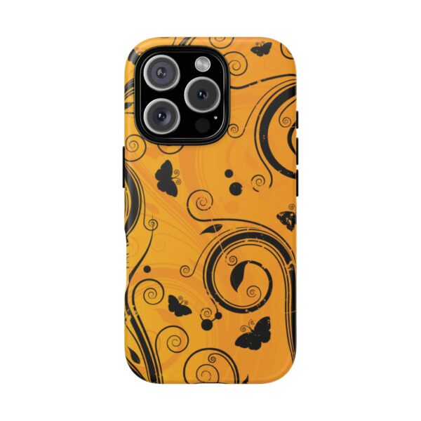 Stylish Phone Case - Floral Swirl Design, Unique Gift for Her, Phone Protector, Trendy Accessory, Autumn Decor - Image 207