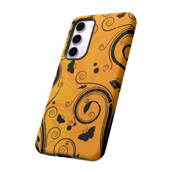 Stylish Phone Case - Floral Swirl Design, Unique Gift for Her, Phone Protector, Trendy Accessory, Autumn Decor - Image 128