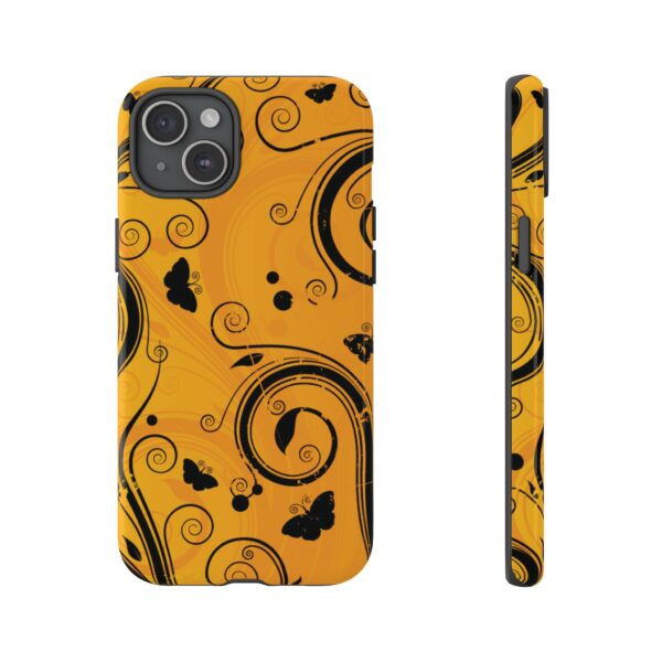 Stylish Phone Case - Floral Swirl Design, Unique Gift for Her, Phone Protector, Trendy Accessory, Autumn Decor - Image 145