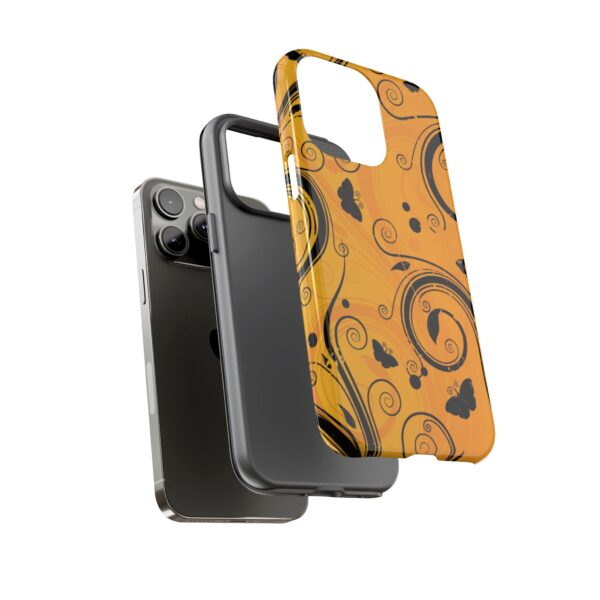Stylish Phone Case - Floral Swirl Design, Unique Gift for Her, Phone Protector, Trendy Accessory, Autumn Decor - Image 109