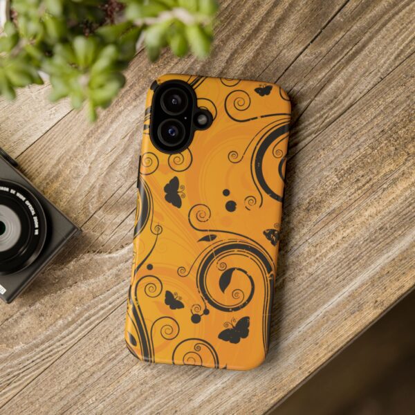 Stylish Phone Case - Floral Swirl Design, Unique Gift for Her, Phone Protector, Trendy Accessory, Autumn Decor - Image 202