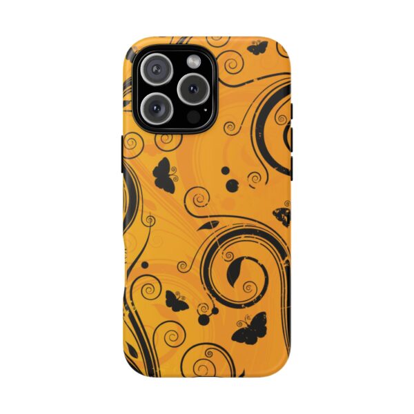 Stylish Phone Case - Floral Swirl Design, Unique Gift for Her, Phone Protector, Trendy Accessory, Autumn Decor - Image 215