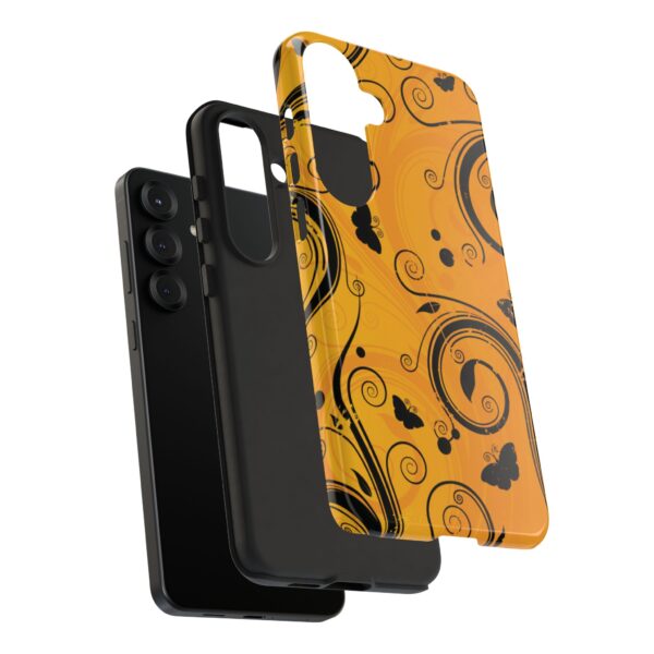 Stylish Phone Case - Floral Swirl Design, Unique Gift for Her, Phone Protector, Trendy Accessory, Autumn Decor - Image 230