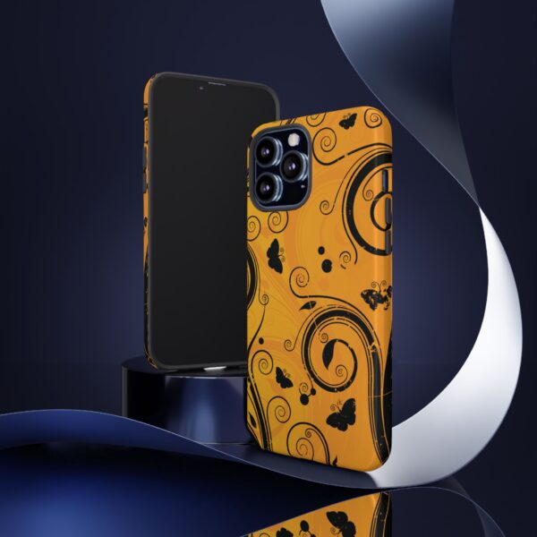 Stylish Phone Case - Floral Swirl Design, Unique Gift for Her, Phone Protector, Trendy Accessory, Autumn Decor - Image 48