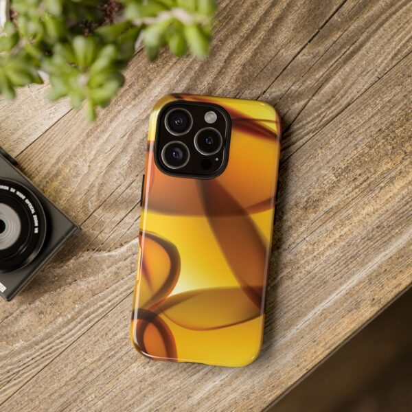 Stylish Tough Phone Case with Abstract Design - Image 206