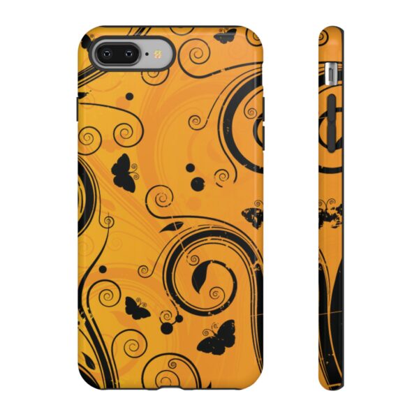 Stylish Phone Case - Floral Swirl Design, Unique Gift for Her, Phone Protector, Trendy Accessory, Autumn Decor - Image 3