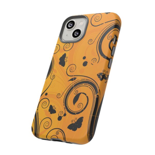 Stylish Phone Case - Floral Swirl Design, Unique Gift for Her, Phone Protector, Trendy Accessory, Autumn Decor - Image 88