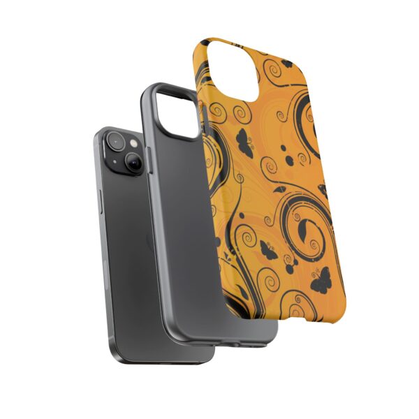 Stylish Phone Case - Floral Swirl Design, Unique Gift for Her, Phone Protector, Trendy Accessory, Autumn Decor - Image 105