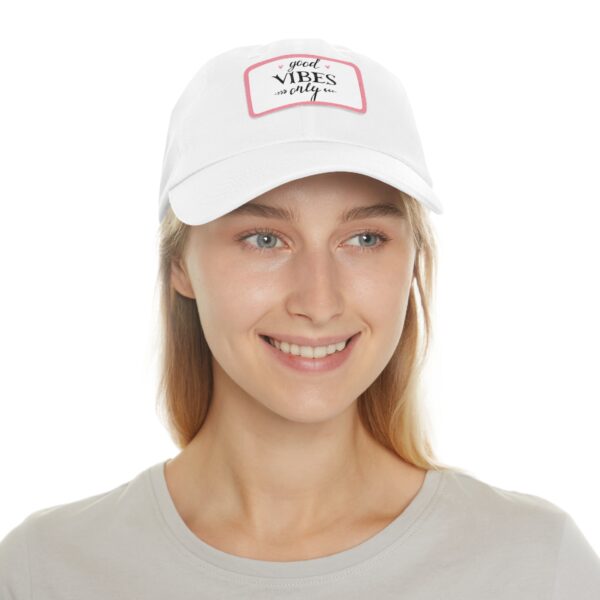 Dad Hat with Leather Patch (Rectangle) - Image 96