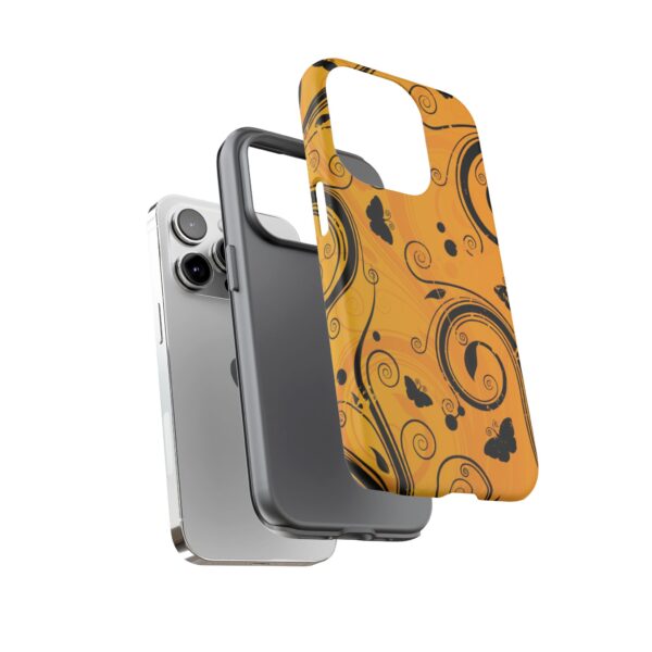 Stylish Phone Case - Floral Swirl Design, Unique Gift for Her, Phone Protector, Trendy Accessory, Autumn Decor - Image 97
