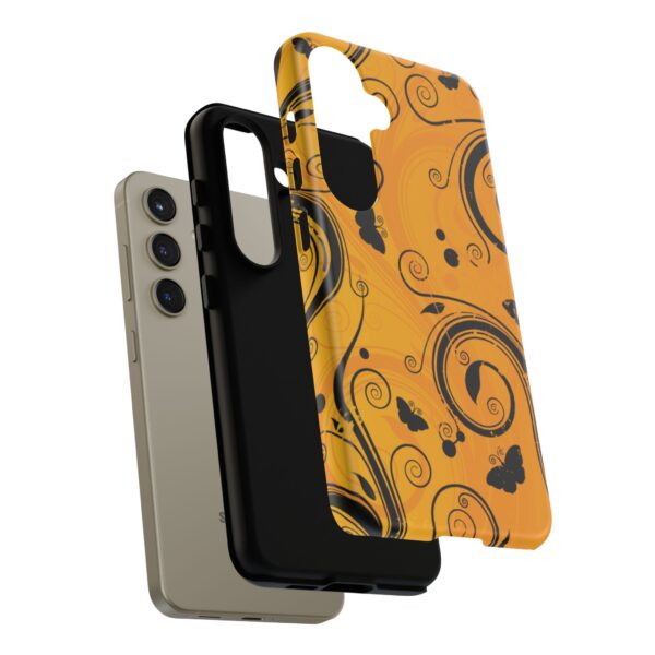 Stylish Phone Case - Floral Swirl Design, Unique Gift for Her, Phone Protector, Trendy Accessory, Autumn Decor - Image 170