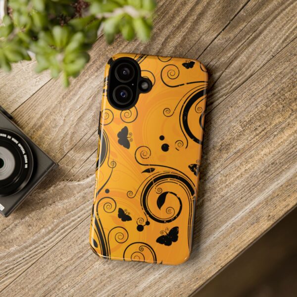 Stylish Phone Case - Floral Swirl Design, Unique Gift for Her, Phone Protector, Trendy Accessory, Autumn Decor - Image 198