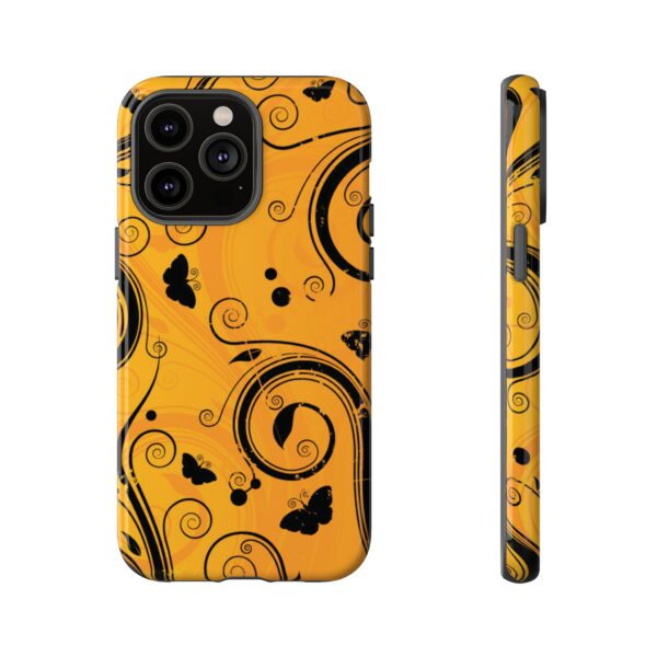 Stylish Phone Case - Floral Swirl Design, Unique Gift for Her, Phone Protector, Trendy Accessory, Autumn Decor - Image 107