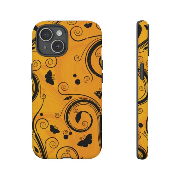 Stylish Phone Case - Floral Swirl Design, Unique Gift for Her, Phone Protector, Trendy Accessory, Autumn Decor - Image 142