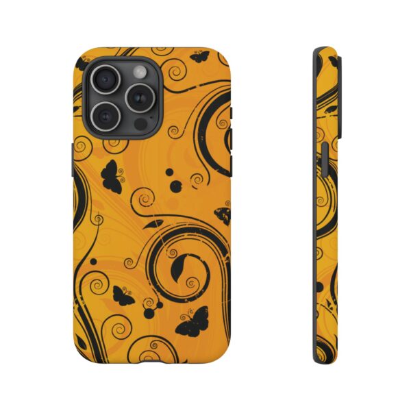 Stylish Phone Case - Floral Swirl Design, Unique Gift for Her, Phone Protector, Trendy Accessory, Autumn Decor - Image 160