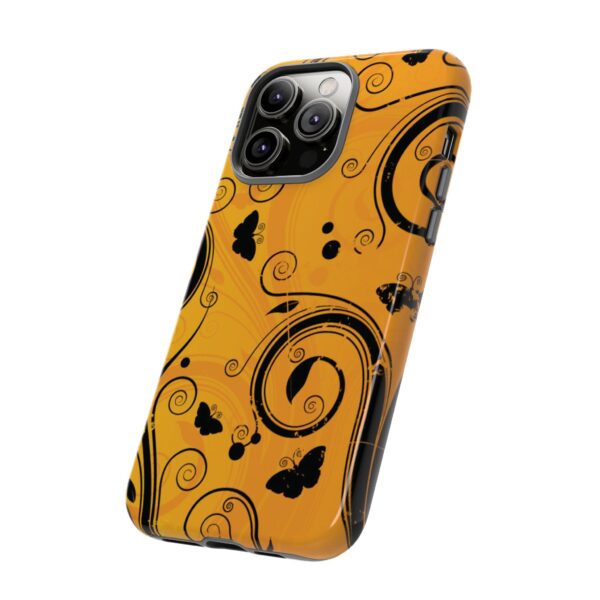 Stylish Phone Case - Floral Swirl Design, Unique Gift for Her, Phone Protector, Trendy Accessory, Autumn Decor - Image 108