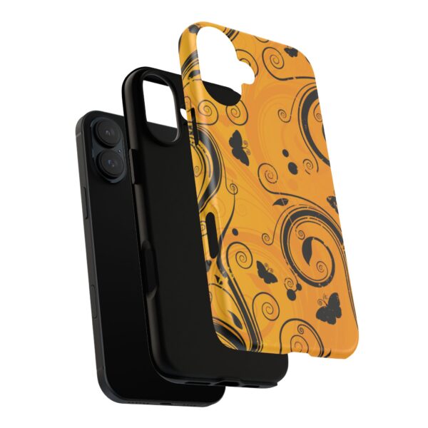 Stylish Phone Case - Floral Swirl Design, Unique Gift for Her, Phone Protector, Trendy Accessory, Autumn Decor - Image 201