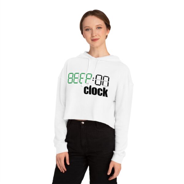 Women’s Cropped Hooded Sweatshirt - Image 3