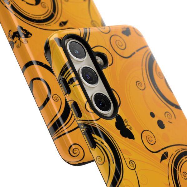 Stylish Phone Case - Floral Swirl Design, Unique Gift for Her, Phone Protector, Trendy Accessory, Autumn Decor - Image 172