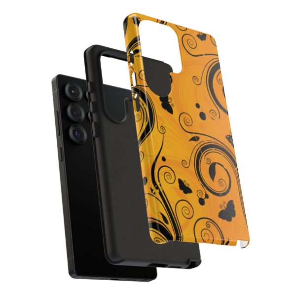 Stylish Phone Case - Floral Swirl Design, Unique Gift for Her, Phone Protector, Trendy Accessory, Autumn Decor - Image 238