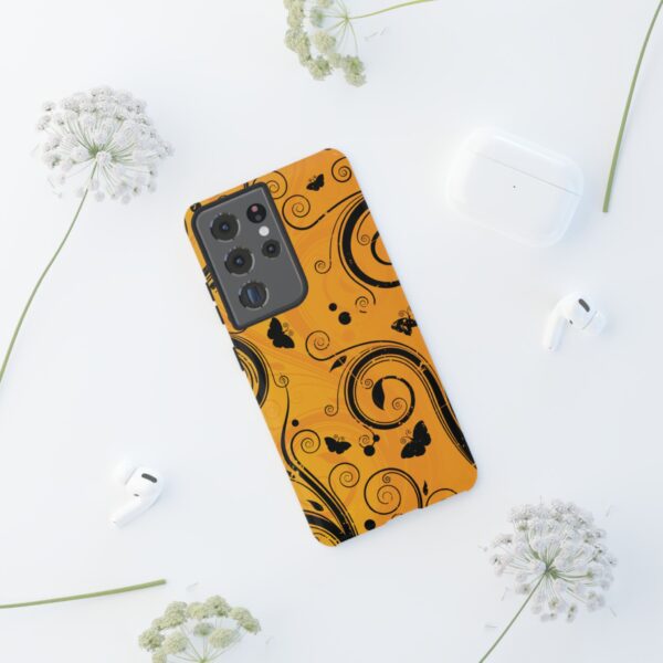 Stylish Phone Case - Floral Swirl Design, Unique Gift for Her, Phone Protector, Trendy Accessory, Autumn Decor - Image 60