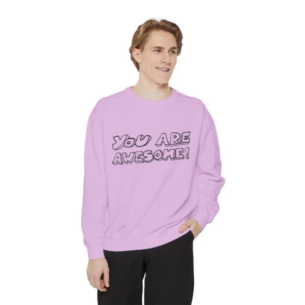 Unisex Garment-Dyed Sweatshirt - Image 59