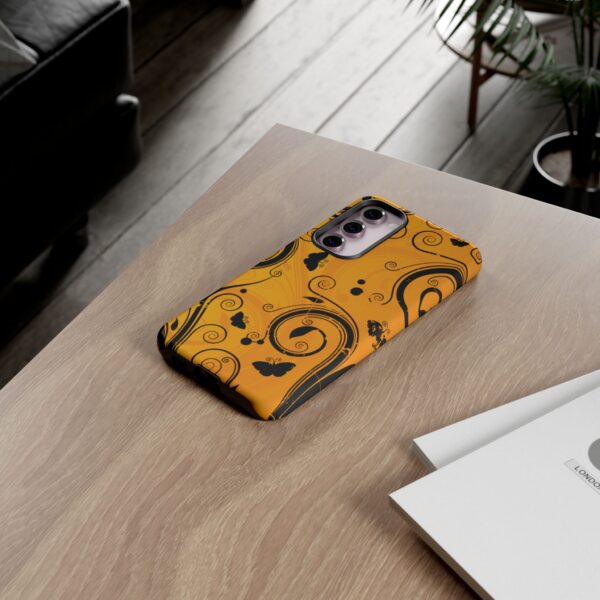 Stylish Phone Case - Floral Swirl Design, Unique Gift for Her, Phone Protector, Trendy Accessory, Autumn Decor - Image 126