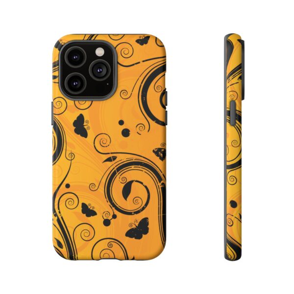 Stylish Phone Case - Floral Swirl Design, Unique Gift for Her, Phone Protector, Trendy Accessory, Autumn Decor - Image 111