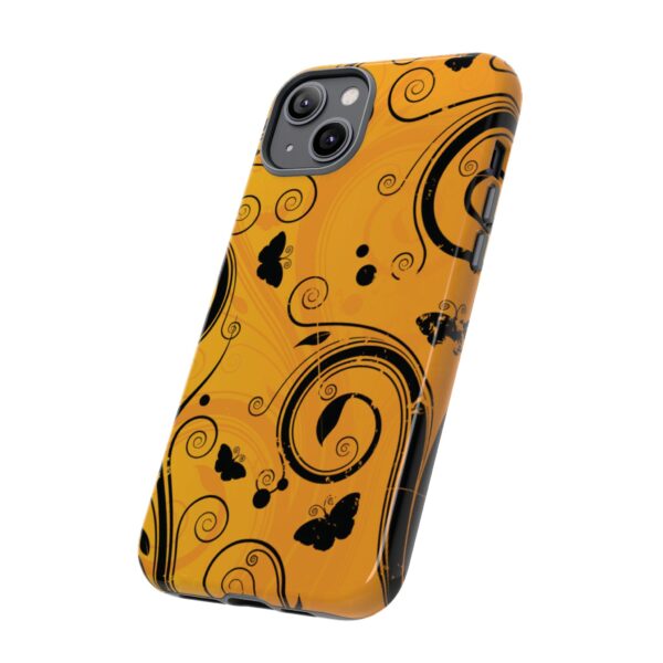 Stylish Phone Case - Floral Swirl Design, Unique Gift for Her, Phone Protector, Trendy Accessory, Autumn Decor - Image 100