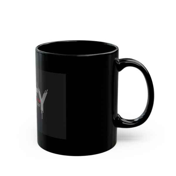 11oz Black Mug - Image 2