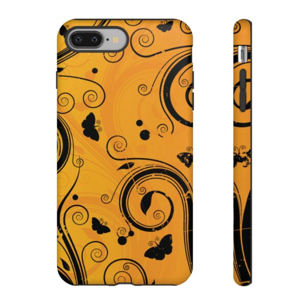 Stylish Phone Case - Floral Swirl Design, Unique Gift for Her, Phone Protector, Trendy Accessory, Autumn Decor - Image 4