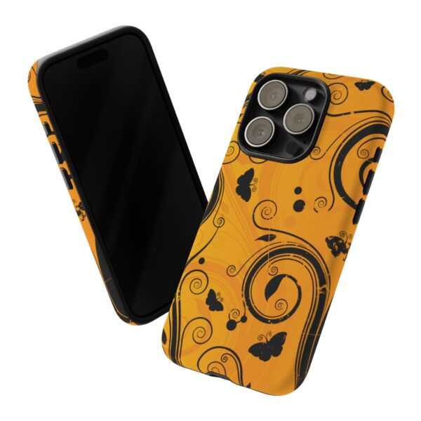 Stylish Phone Case - Floral Swirl Design, Unique Gift for Her, Phone Protector, Trendy Accessory, Autumn Decor - Image 155