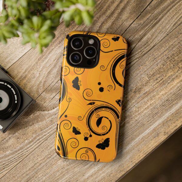 Stylish Phone Case - Floral Swirl Design, Unique Gift for Her, Phone Protector, Trendy Accessory, Autumn Decor - Image 214