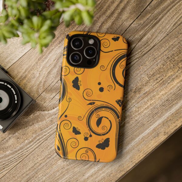 Stylish Phone Case - Floral Swirl Design, Unique Gift for Her, Phone Protector, Trendy Accessory, Autumn Decor - Image 218