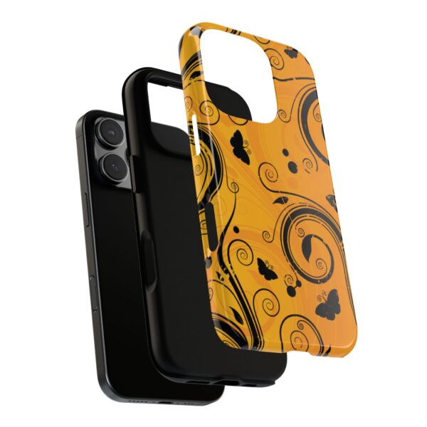 Stylish Phone Case - Floral Swirl Design, Unique Gift for Her, Phone Protector, Trendy Accessory, Autumn Decor - Image 205