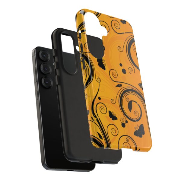 Stylish Phone Case - Floral Swirl Design, Unique Gift for Her, Phone Protector, Trendy Accessory, Autumn Decor - Image 222
