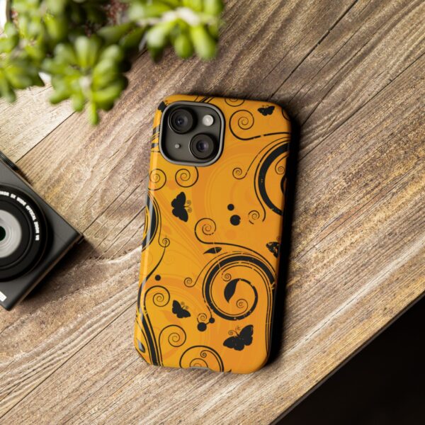Stylish Phone Case - Floral Swirl Design, Unique Gift for Her, Phone Protector, Trendy Accessory, Autumn Decor - Image 141