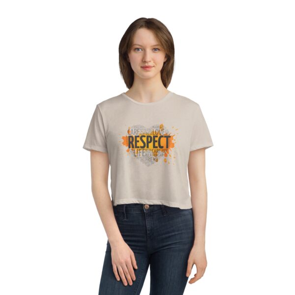 Women's Flowy Cropped Tee - Image 11
