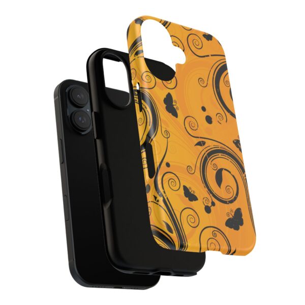 Stylish Phone Case - Floral Swirl Design, Unique Gift for Her, Phone Protector, Trendy Accessory, Autumn Decor - Image 193