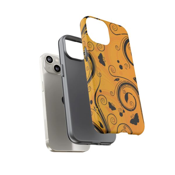 Stylish Phone Case - Floral Swirl Design, Unique Gift for Her, Phone Protector, Trendy Accessory, Autumn Decor - Image 89