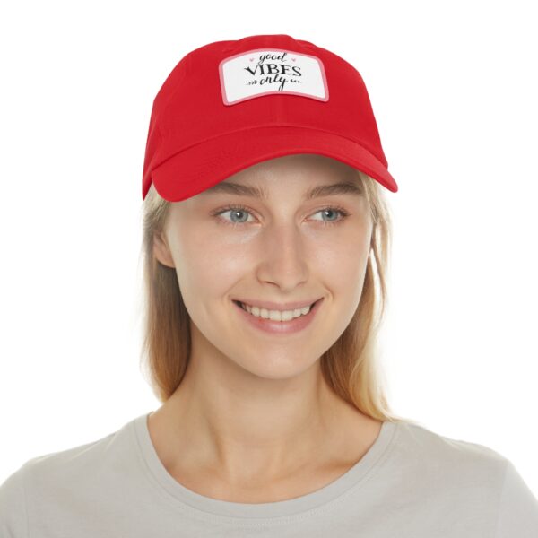 Dad Hat with Leather Patch (Rectangle) - Image 88