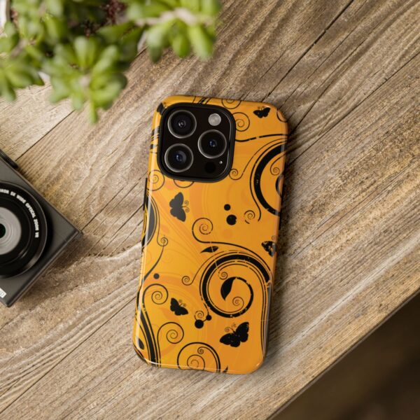 Stylish Phone Case - Floral Swirl Design, Unique Gift for Her, Phone Protector, Trendy Accessory, Autumn Decor - Image 206