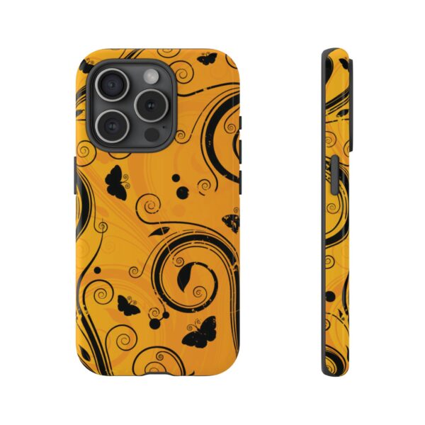 Stylish Phone Case - Floral Swirl Design, Unique Gift for Her, Phone Protector, Trendy Accessory, Autumn Decor - Image 151
