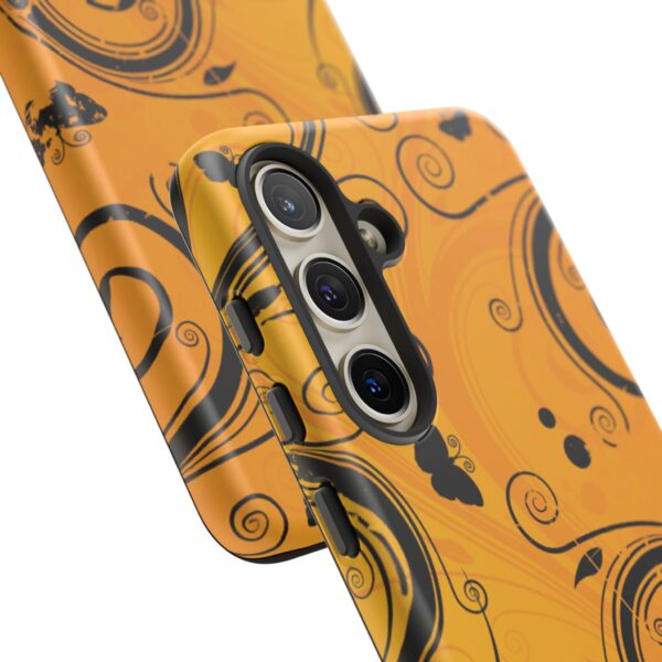 Stylish Phone Case - Floral Swirl Design, Unique Gift for Her, Phone Protector, Trendy Accessory, Autumn Decor - Image 168
