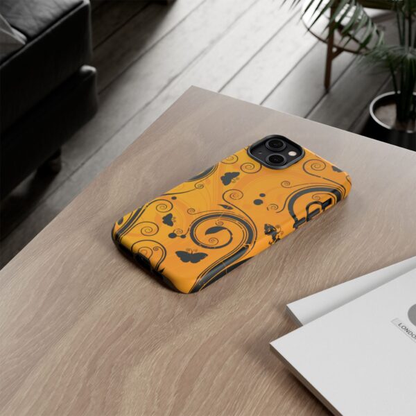 Stylish Phone Case - Floral Swirl Design, Unique Gift for Her, Phone Protector, Trendy Accessory, Autumn Decor - Image 106